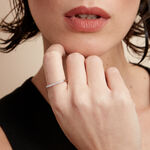 Bague Infini Pop Argent Blanc Oxyde De Zirconium - Bagues avec pierre Femme | Histoire d&rsquo;Or