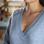 Collier Iago Plaqu&eacute; Or Oxydes De Zirconium - Colliers Zodiaque Femme | Histoire d&rsquo;Or