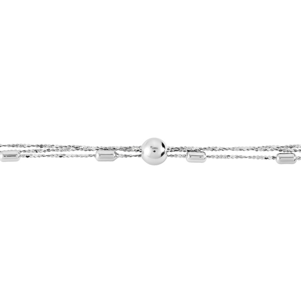 Bracelet Etincelle Argent Blanc - Bracelets Femme | Histoire d’Or