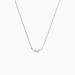 Collier Mariko Argent Blanc Oxyde De Zirconium - Colliers fantaisie Femme | Histoire d&rsquo;Or