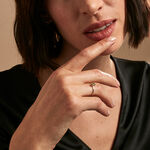 Bague Valentino Or Blanc P&eacute;ridot - Bagues solitaires Femme | Histoire d&rsquo;Or