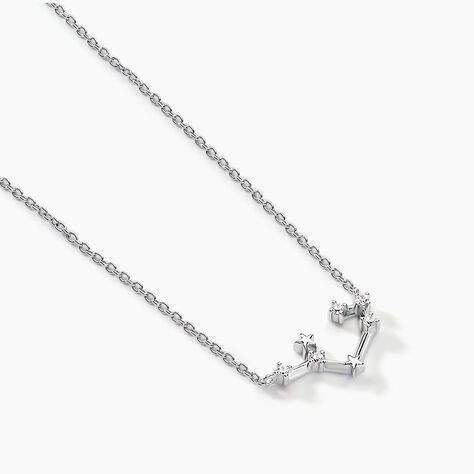 Collier Vega Argent Blanc Oxyde De Zirconium - Colliers Zodiaque Femme | Histoire d’Or