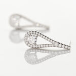 Boucles D'oreilles Pendantes Antonietta Argent  Oxyde De Zirconium - Boucles d'oreilles fantaisie Femme | Histoire d&rsquo;Or