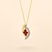Collier Hoela Or Jaune Diamant Et Rubis - Colliers Femme | Histoire d’Or
