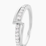 Bague Pernilla Argent Blanc Oxyde De Zirconium - Bagues avec pierre Femme | Histoire d&rsquo;Or