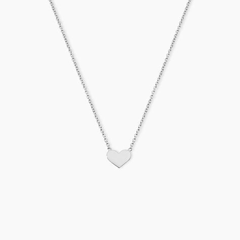 Collier Chandana Argent Blanc - Ras de cou Femme | Histoire d&rsquo;Or
