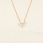 Collier Amazonia Plaqu&eacute; Or Jaune Oxyde De Zirconium - Colliers Femme | Histoire d&rsquo;Or