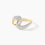 Bague Boucle D'Or Or Jaune Diamant - Bagues avec pierre Femme | Histoire d&rsquo;Or