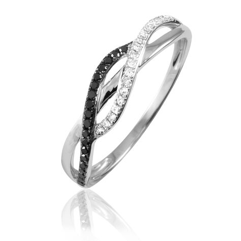 Bague Naciye Or Blanc Diamant - Bagues avec pierre Femme | Histoire d’Or