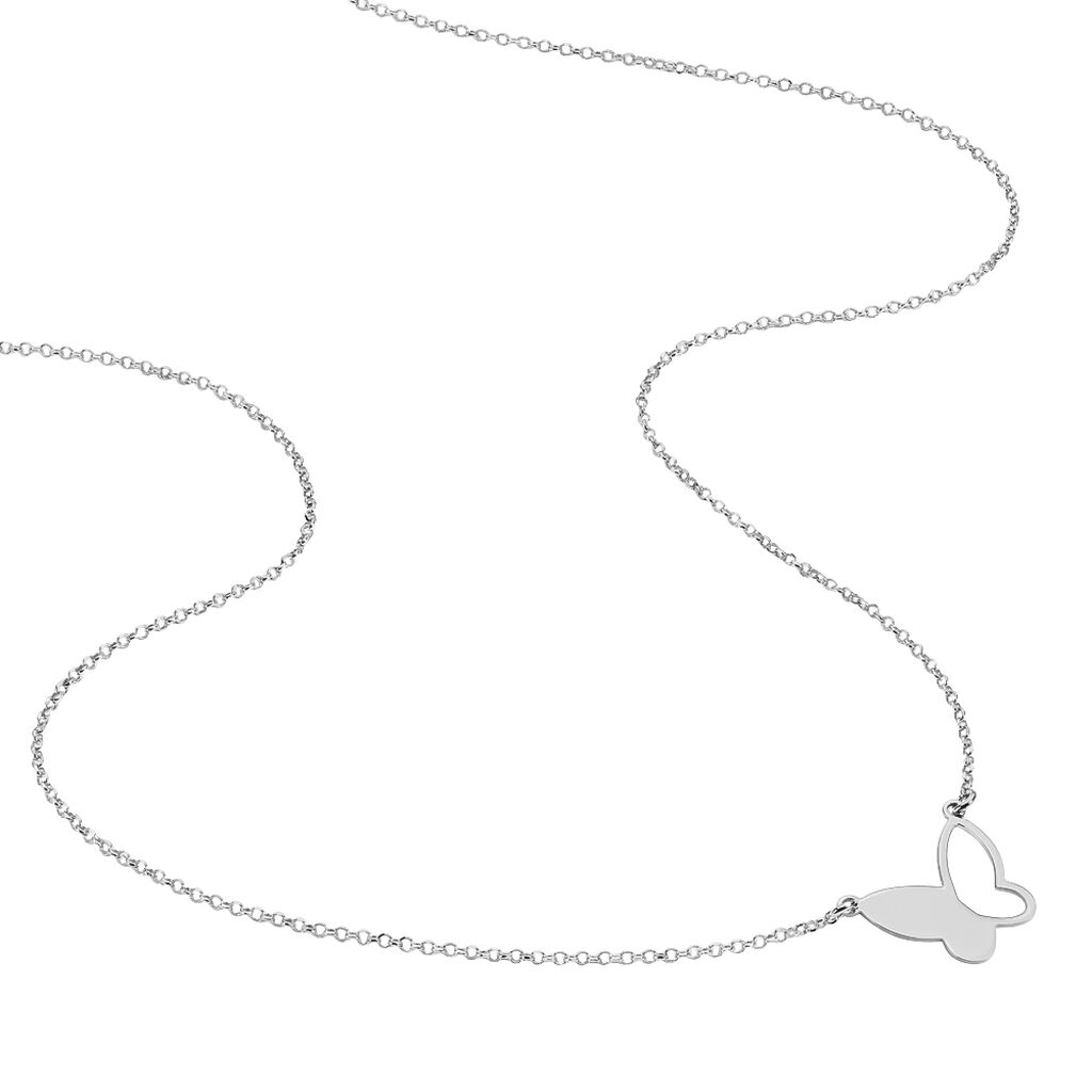 Collier Maria Argent Blanc - Colliers fantaisie Femme | Histoire d&rsquo;Or