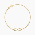 Bracelet Illenia Argent Dor&eacute; A L'Or 750/1000 Perle De Culture - Bracelets  | Histoire d&rsquo;Or