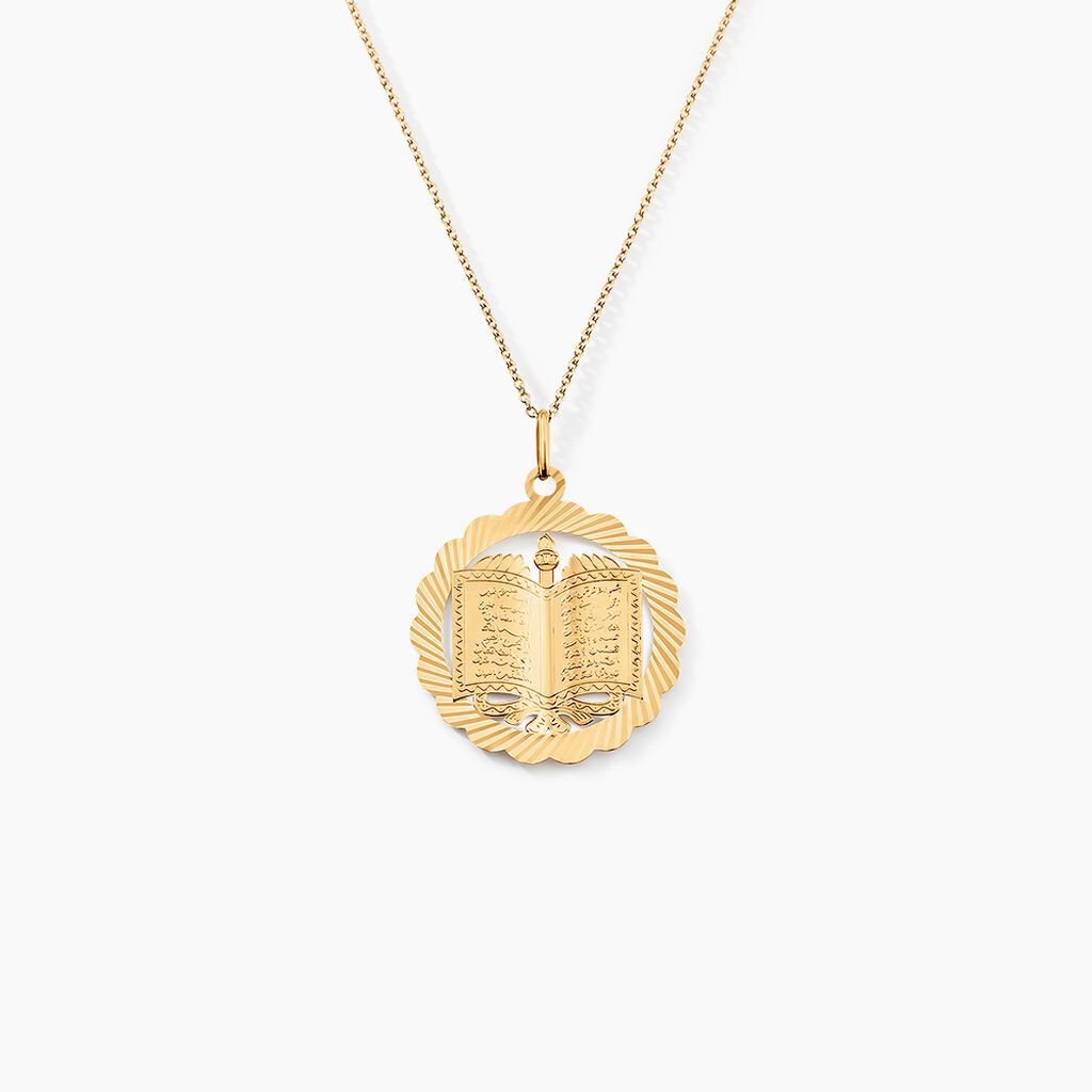 Pendentif Rahim Or Jaune - Pendentifs Famille | Histoire d’Or