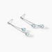 Boucles D'oreilles Pendantes Carlyn Or Blanc Topaze - Boucles d'oreilles pendantes Femme | Histoire d’Or