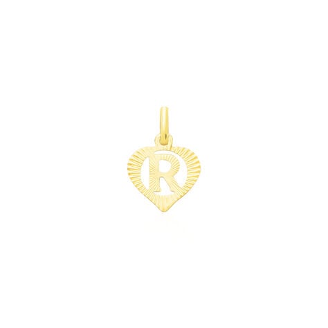 Pendentif Eudocie Coeur Lettre Or Jaune - Pendentifs Famille | Histoire d’Or