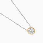Collier Or Jaune Argent Blanc Oxyde De Zirconium - Colliers Femme | Histoire d&rsquo;Or