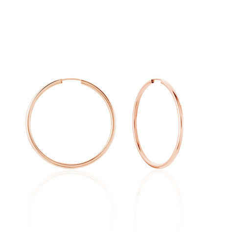 Créoles Valencina Or Rose - Boucles d'oreilles créoles Femme | Histoire d’Or