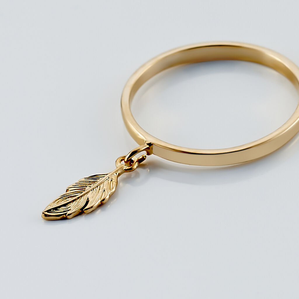 Bague Plaqué Or Jaune Libby - Bagues fantaisie Femme | Histoire d’Or