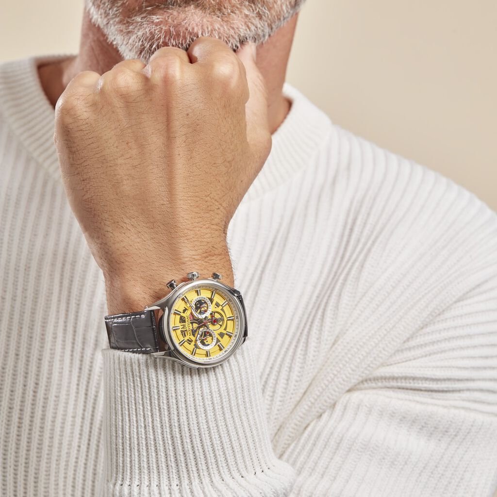 Montre Montignac Jaune - Montres Homme | Histoire d’Or