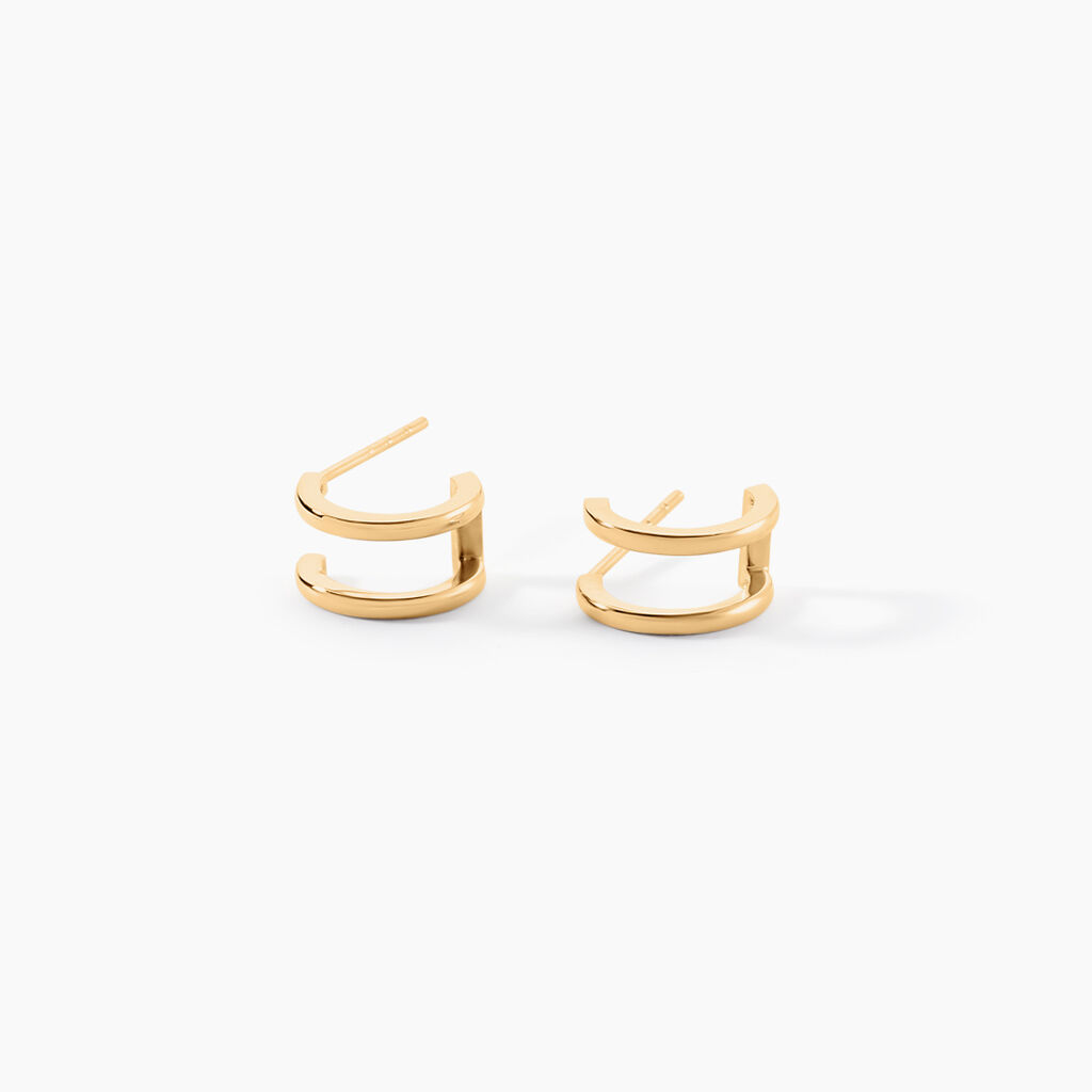 Créoles Yashmine Or Jaune - Boucles d'oreilles créoles Femme | Histoire d’Or