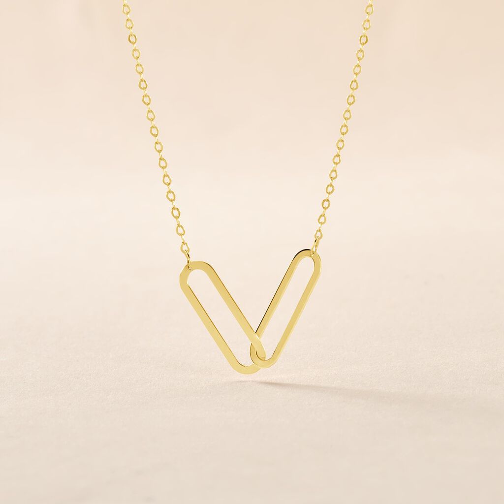 Collier Link Or Jaune - Colliers Femme | Histoire d’Or