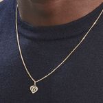 Pendentif Eudocie Coeur Lettre Or Jaune - Pendentifs Famille | Histoire d&rsquo;Or