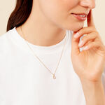 Collier Phanie Argent Jaune Oxyde De Zirconium - Colliers fantaisie Femme | Histoire d&rsquo;Or