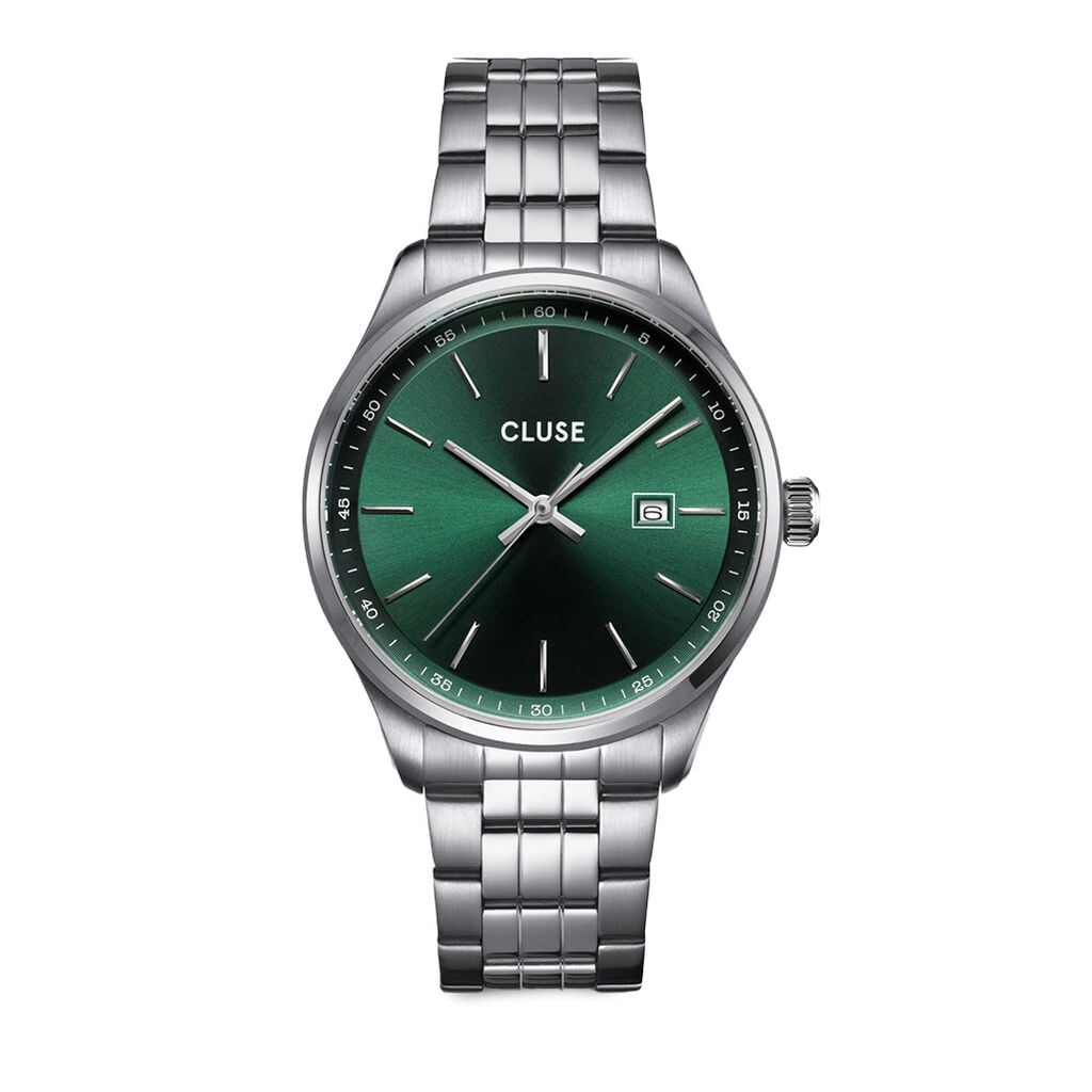 Montre Cluse Anth&eacute;or Vert - Montres &eacute;tanches Homme | Histoire d&rsquo;Or