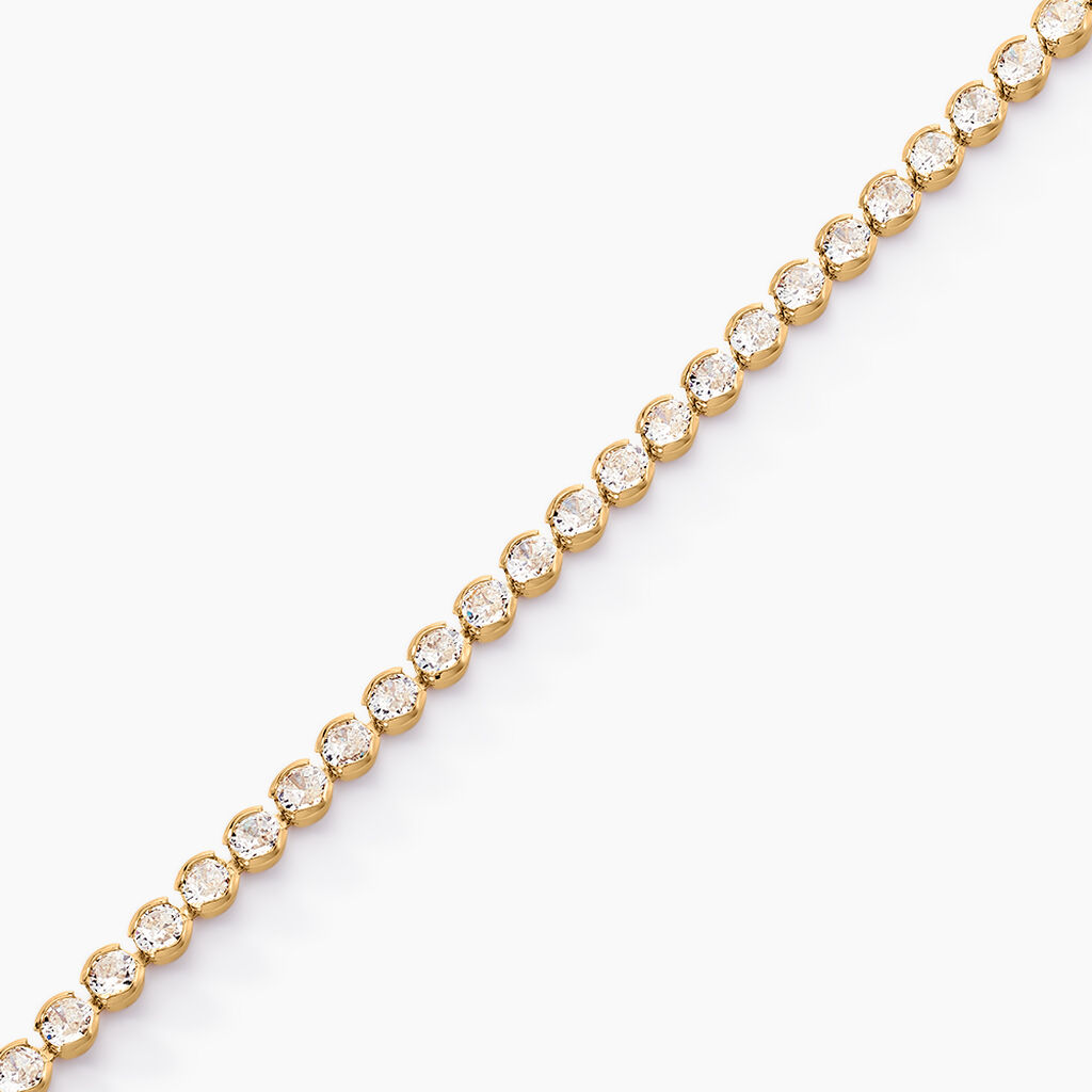 Bracelet Maryannick Plaqué Or Jaune Oxyde De Zirconium - Bracelets Femme | Histoire d’Or