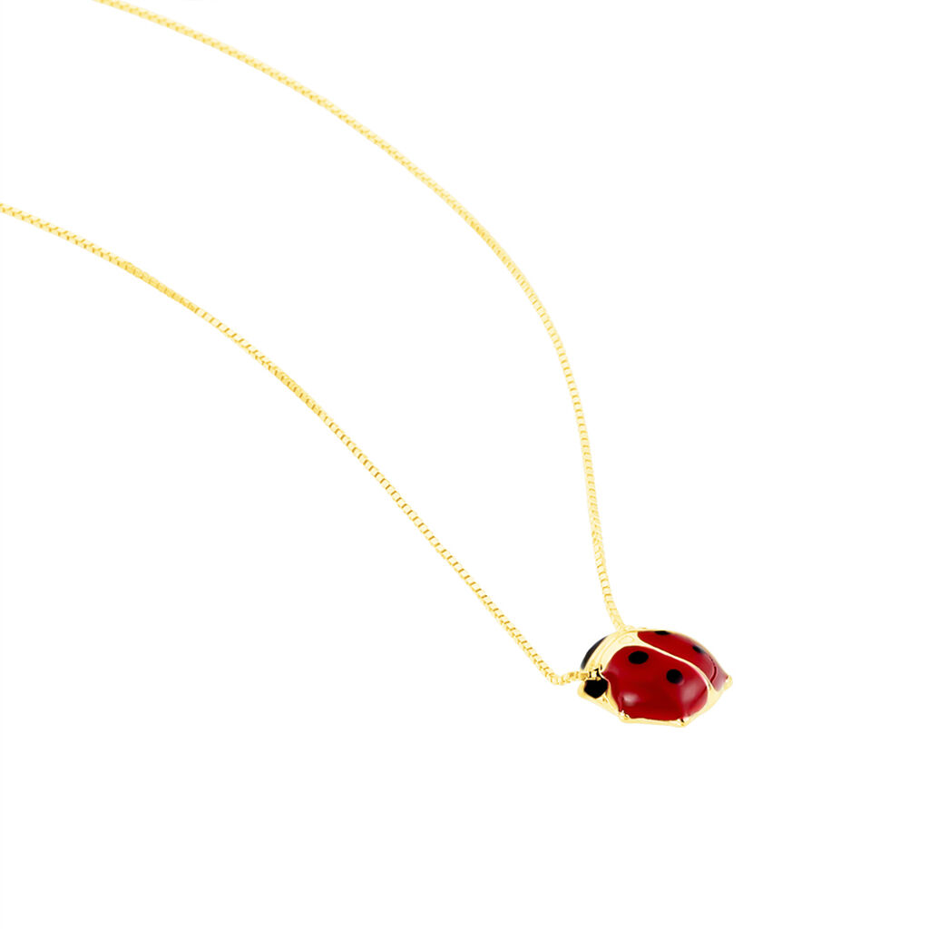 Collier Helidie Coccinelle Or Jaune - Colliers Femme | Histoire d’Or