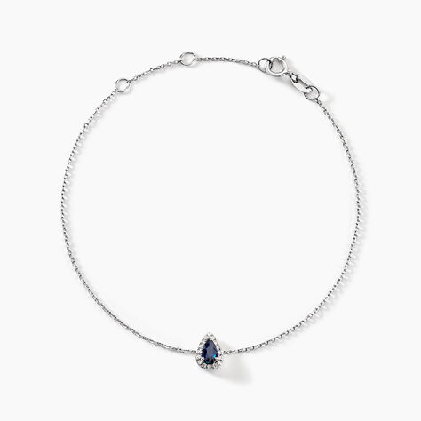 Bracelet Juliettina Or Blanc Saphir Et Diamant - Bracelets Femme | Histoire d’Or