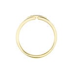 Bague Barrette Or Jaune Diamant - Bagues avec pierre Femme | Histoire d&rsquo;Or