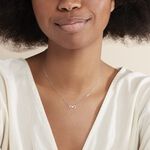 Collier Infini Empierre Or Blanc Diamant - Colliers Femme | Histoire d&rsquo;Or