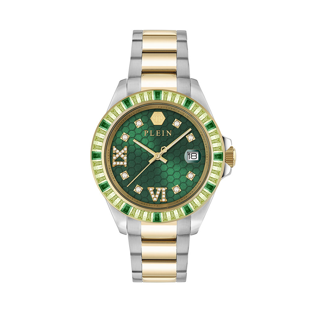 Montre Philipp Plein LadyEmpire Vert - Id&eacute;es cadeaux Femme | Histoire d&rsquo;Or