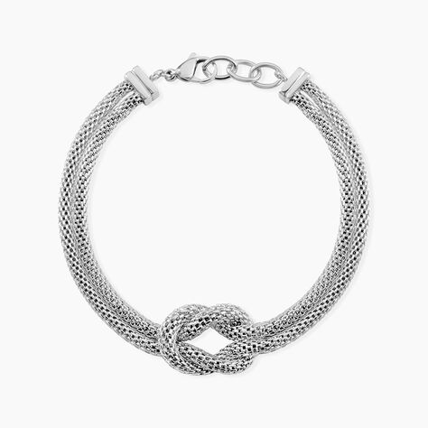 Bracelet Mahaca Acier Blanc - Bracelets Femme | Histoire d&rsquo;Or