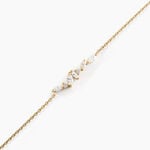 Bracelet Jardins D'hiver Plaqu&eacute; Or Jaune Oxyde De Zirconium - Bracelets Femme | Histoire d&rsquo;Or