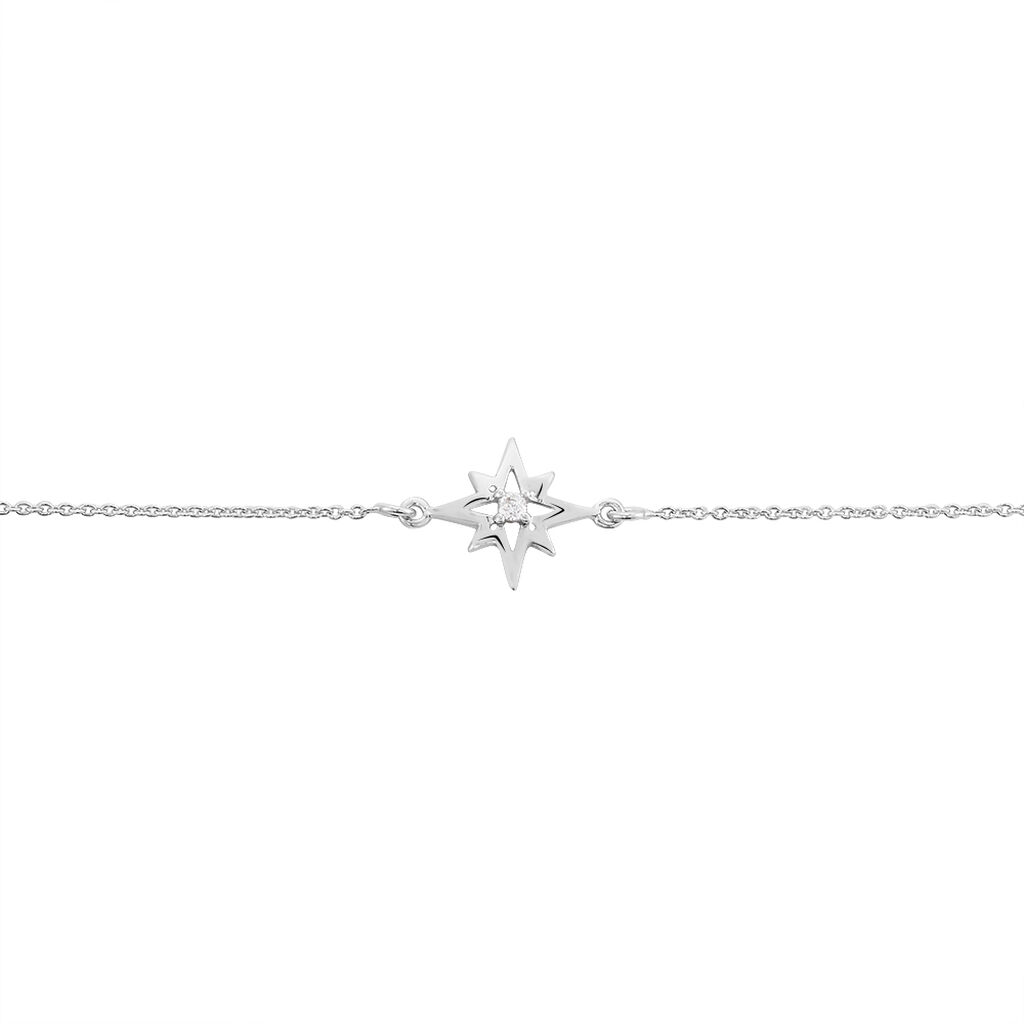Bracelet Beverlie Argent Blanc Oxyde De Zirconium - Bracelets Femme | Histoire d’Or