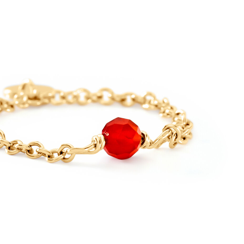 Bague Calliope Plaqu&eacute; Or Dor&eacute; Agate - Bagues solitaires Femme | Histoire d&rsquo;Or