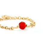 Bague Calliope Plaqu&eacute; Or Dor&eacute; Agate - Bagues solitaires Femme | Histoire d&rsquo;Or