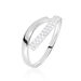 Bague Vero Or Blanc Oxyde De Zirconium