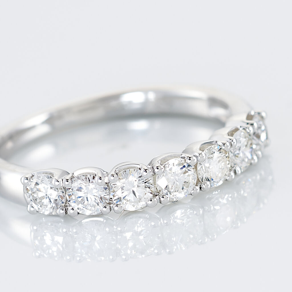 Alliance Hera Or Blanc Diamant - Alliances Femme | Histoire d’Or