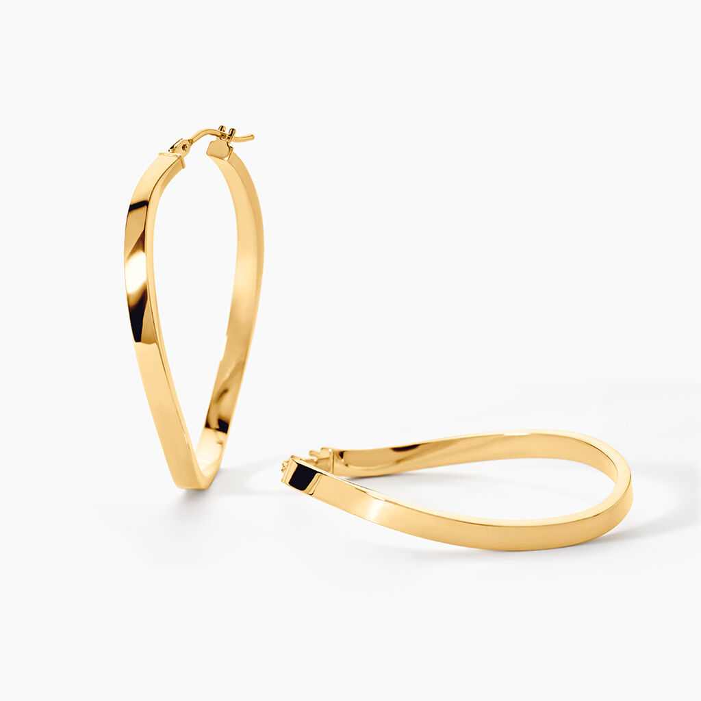 Cr&eacute;oles Silla Or Jaune - Boucles d'oreilles cr&eacute;oles Femme | Histoire d&rsquo;Or