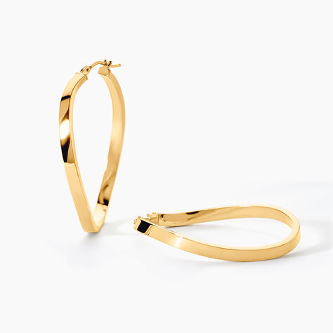 Cr&eacute;oles Silla Or Jaune - Boucles d'oreilles cr&eacute;oles Femme | Histoire d&rsquo;Or