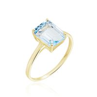 Bague Or Jaune Faraj Topaze