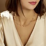 Collier Assma Plaqu&eacute; Or Jaune - Colliers Femme | Histoire d&rsquo;Or