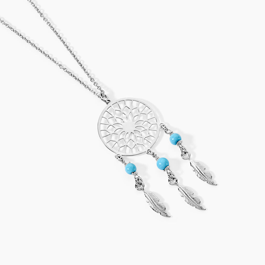 Collier Lou Argent Blanc Oxyde De Zirconium - Colliers fantaisie Femme | Histoire d’Or