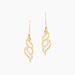 Boucles D'Oreilles Pendantes Suresh Or Jaune Oxyde De Zirconium - Boucles d'oreilles pendantes Femme | Histoire d&rsquo;Or
