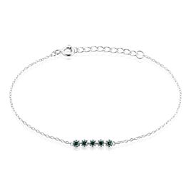 Bracelet Karrie Argent Blanc Oxyde De Zirconium - Bracelets fantaisie Femme | Histoire d’Or