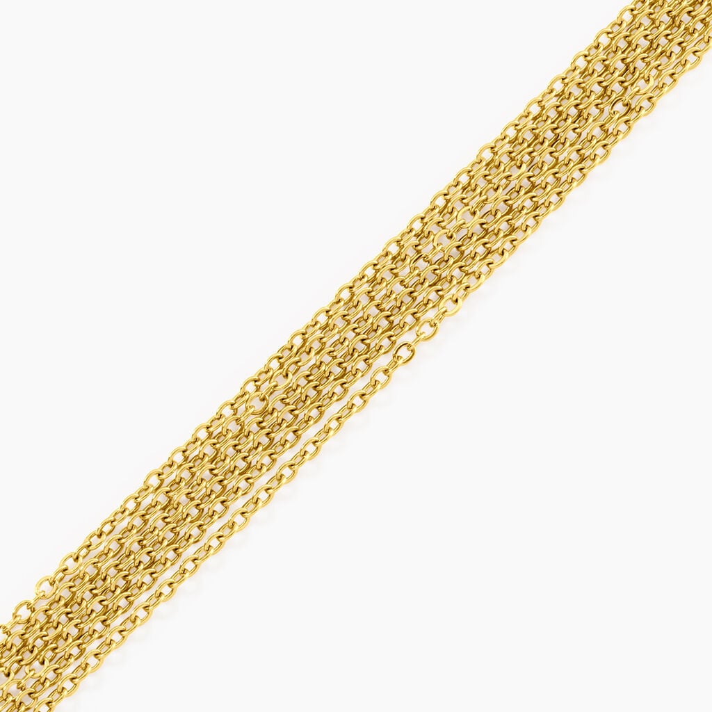 Bracelet Edana Acier Jaune - Bijoux sans pierre Femme | Histoire d&rsquo;Or
