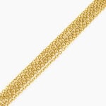 Bracelet Edana Acier Jaune - Bijoux sans pierre Femme | Histoire d&rsquo;Or