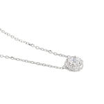 Collier Swanny Argent Blanc Oxyde De Zirconium - Colliers fantaisie Femme | Histoire d&rsquo;Or